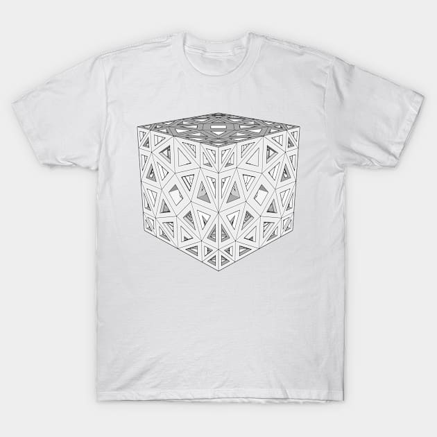 gmtrx lawal f110 matrix cube T-Shirt by Seni Lawal